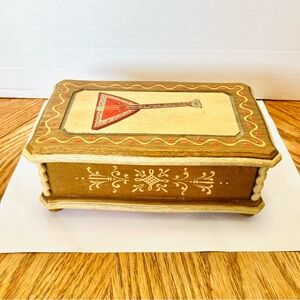 ANRI Italy Wooden Music Box Hand Painted Works Dr Zhivago Reuge Swiss Movement